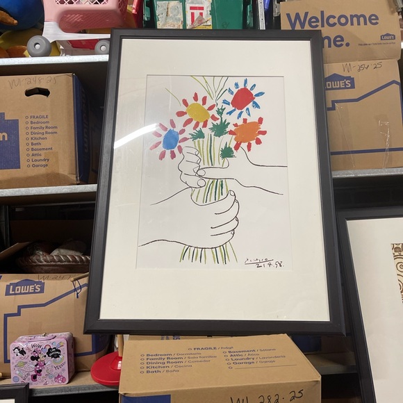 Original Vintage Lithograph 